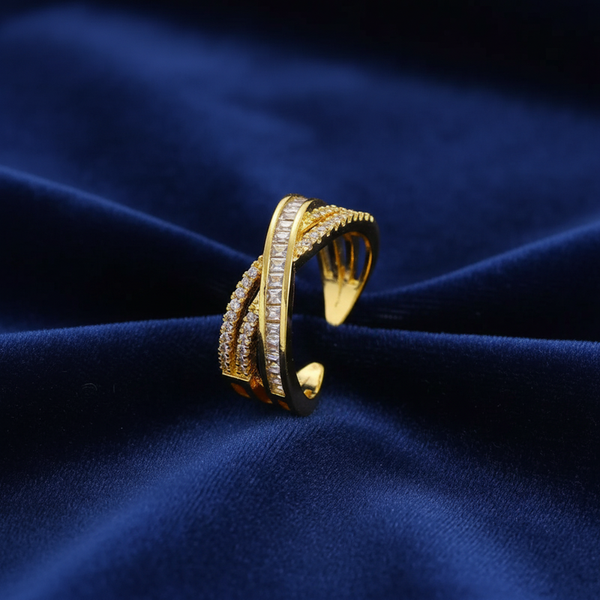 Radiant Arc Ring - Gold